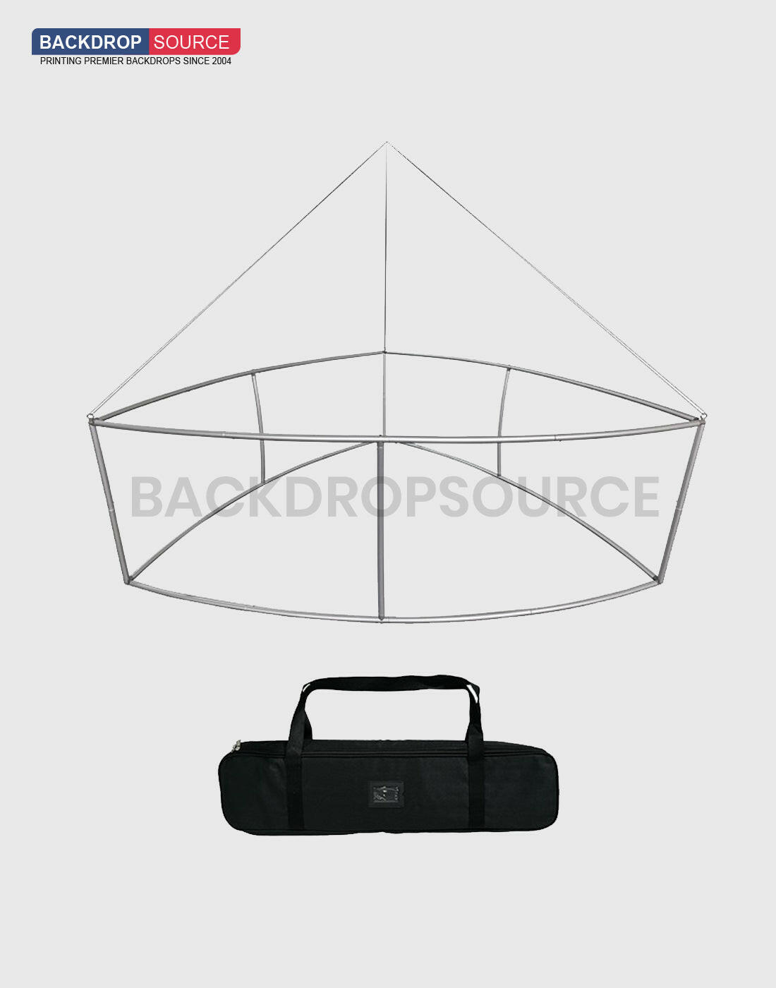 Curved Triangle Hanging Banner.