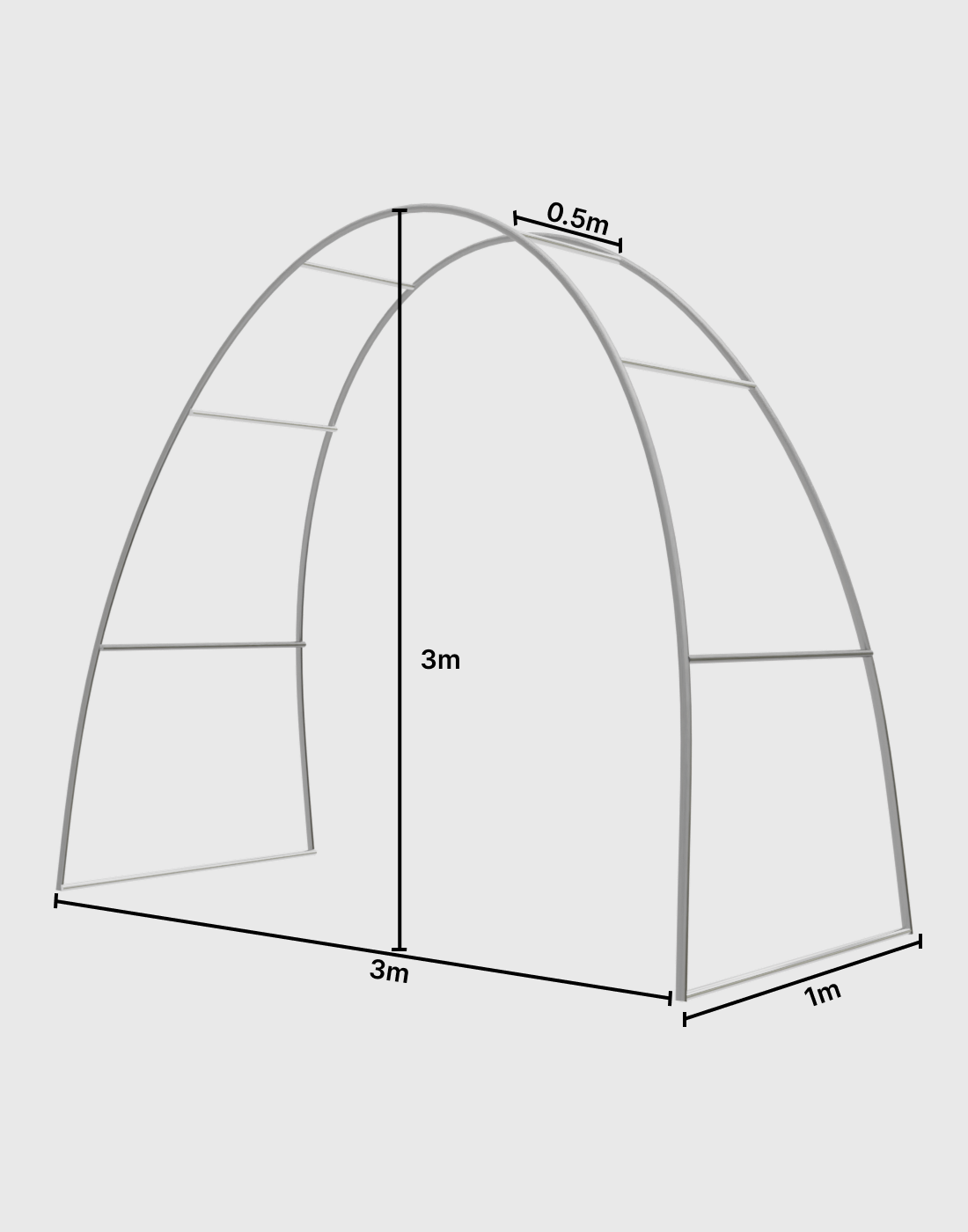 Tapered Arch Display.