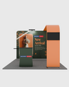 Economy L Arch TV Display Exhibition Kit for 3m Wide Booths.