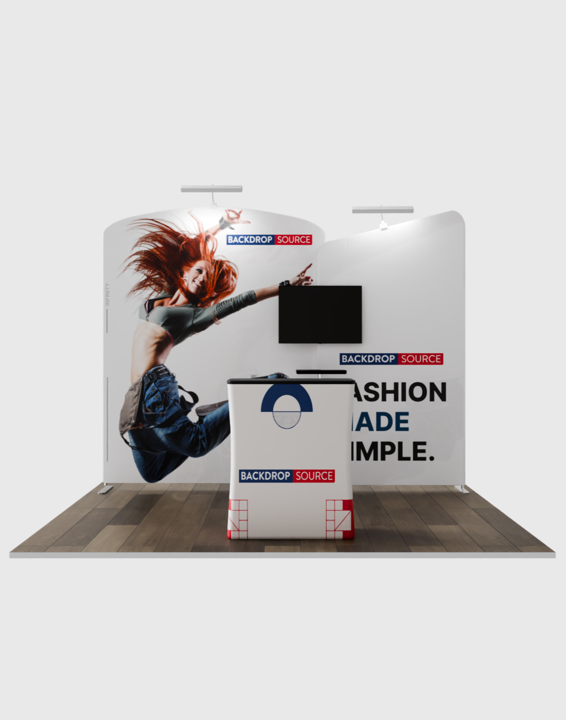 Portable Exhibit Display 3m x 3m - Model 5.