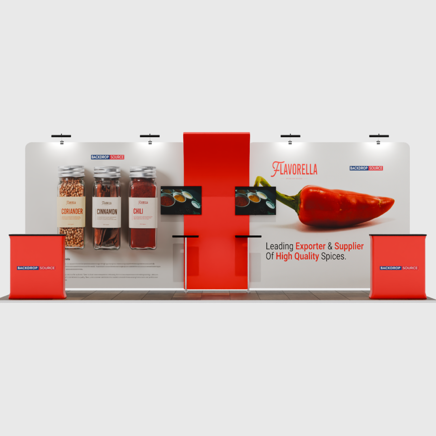 Portable Exhibit Display 6m x 3m - Model 13.