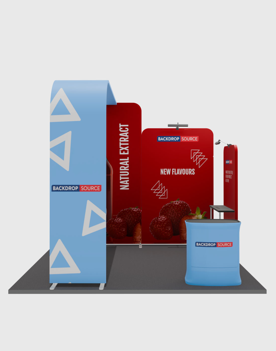 Portable Exhibit Display 3m x 3m - Model 15.
