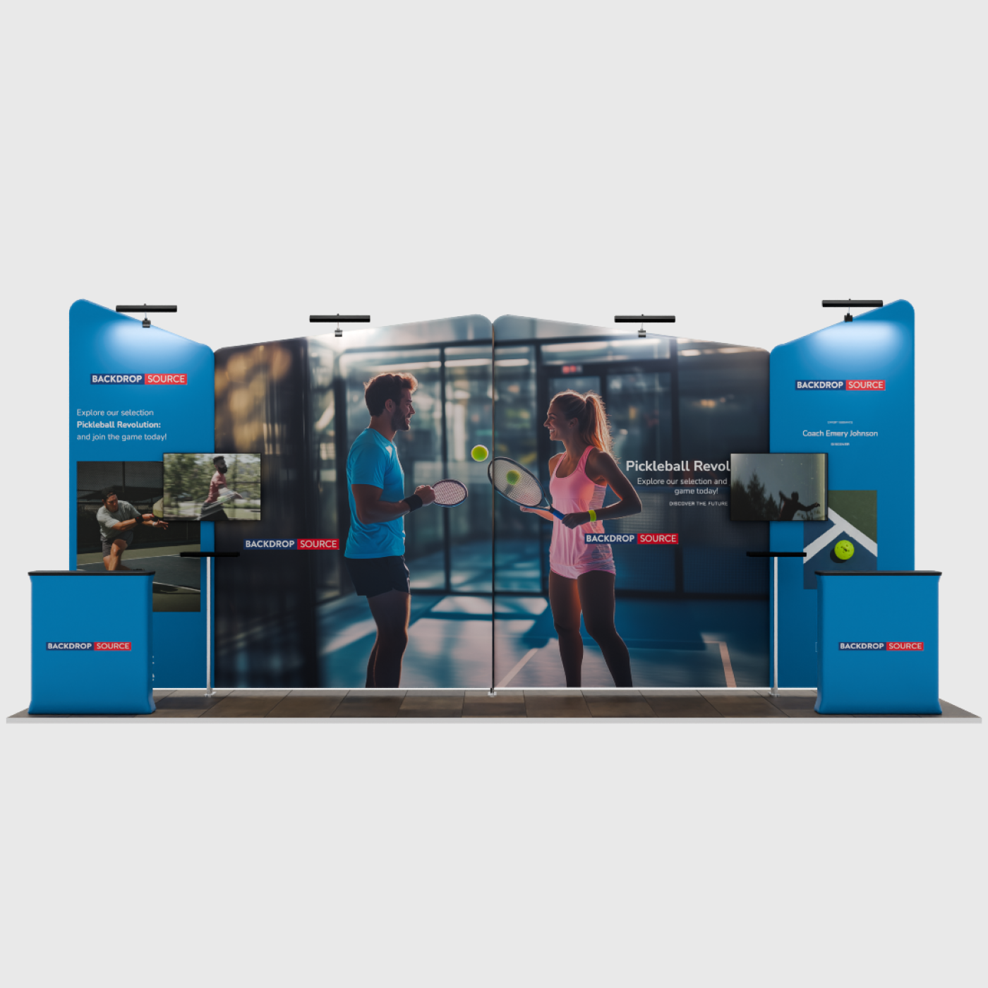 Portable Exhibit Display 6m x 3m - Model 2.