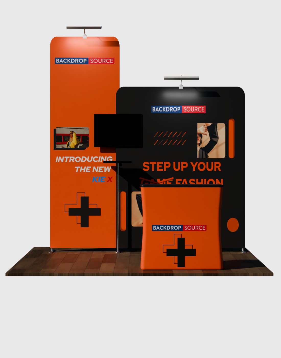 Portable Exhibit Display 3m x 3m - Model 13.