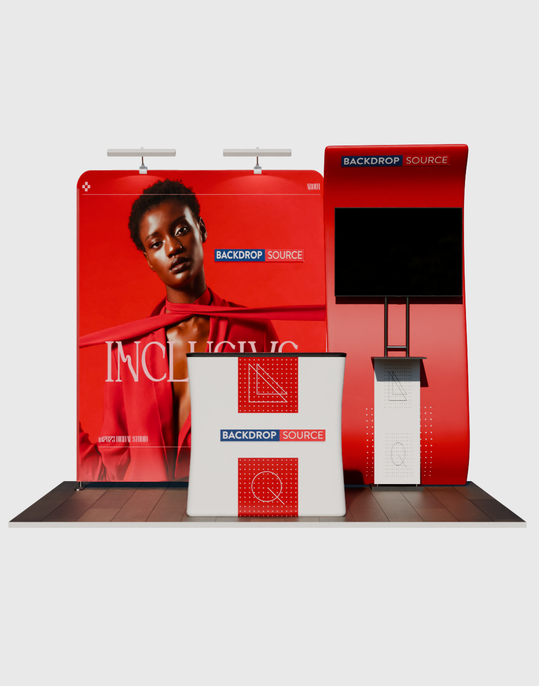 Portable Exhibit Display 3m x 3m - Model 10.
