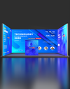 4m SEG Modular Lightbox Display for Tradeshows - Model 2.
