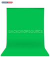 Professional green screen photo backdrop for chroma key video production and photography studio setup.