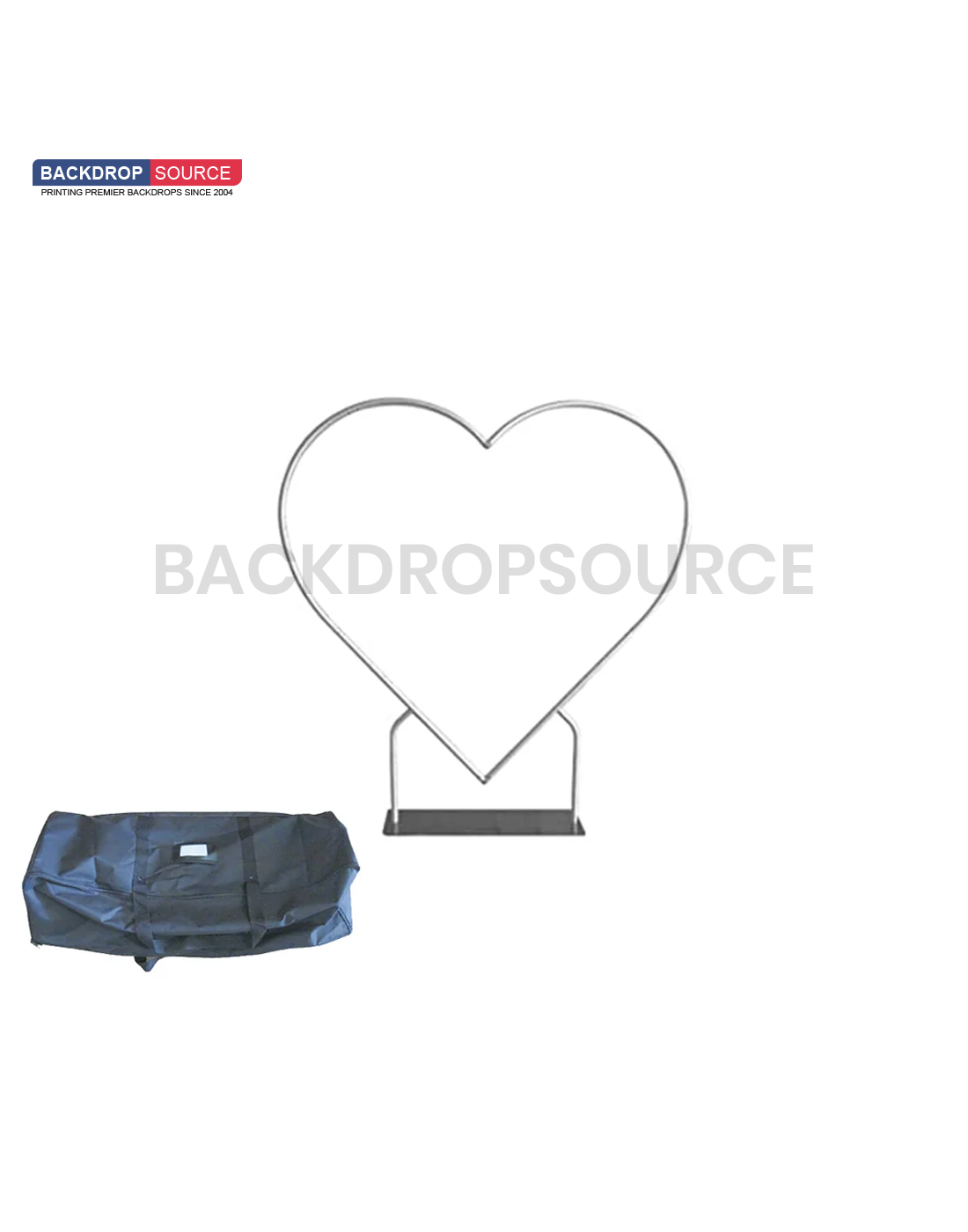 Heart Stand Backdrop.