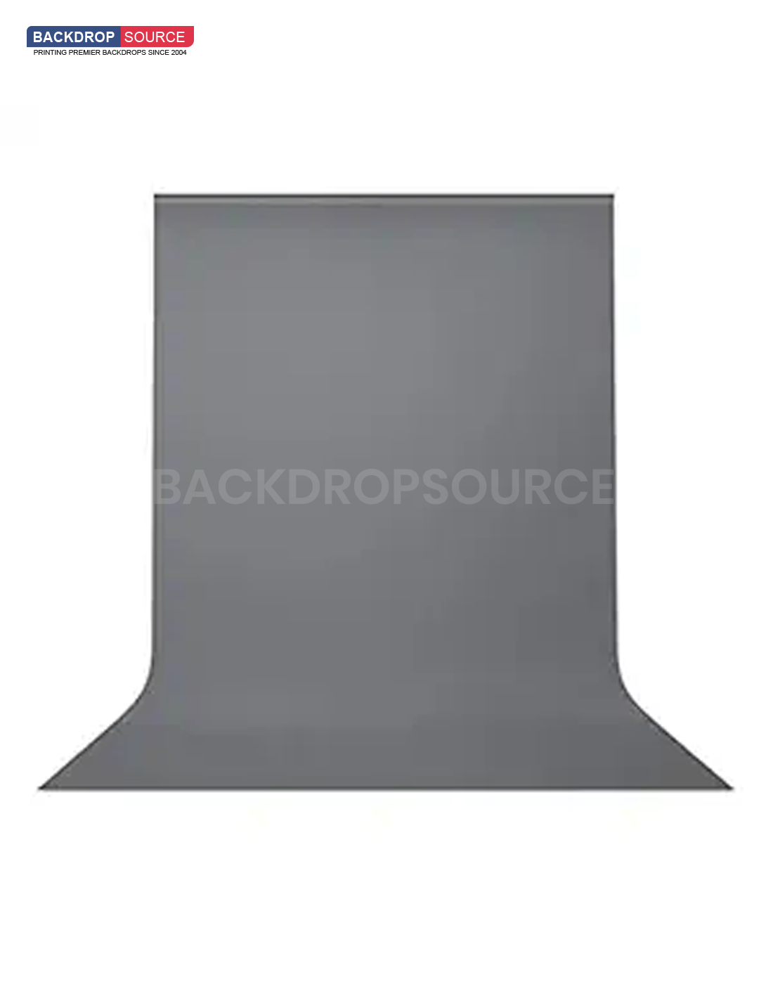 Grey photography muslin background featuring a seamless, professional studio setup for modern portrait shoots.