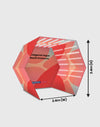 Hexagonal Vogue Booth Enclosure Display.