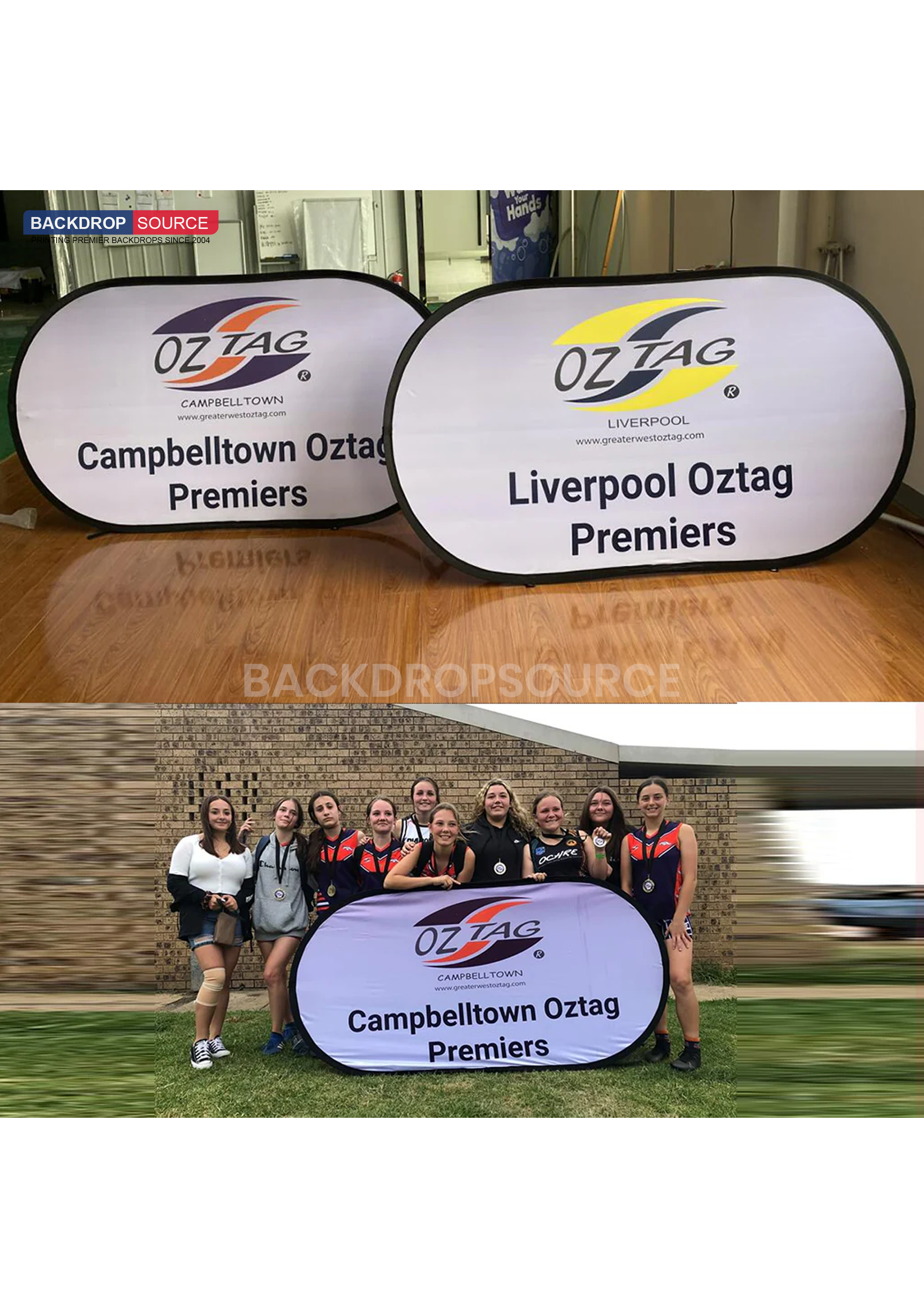 Horizontal Pop Up Banners ( Double Side Printed).