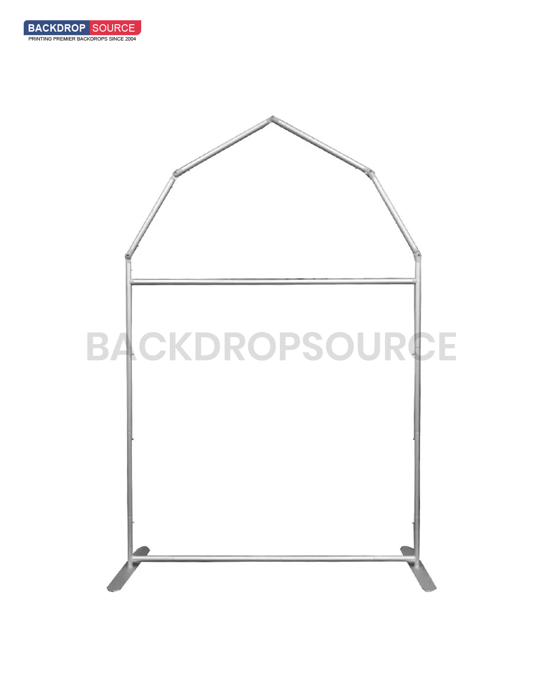House Shaped Customized Backdrop Stand.