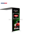 L-Shaped Arch Tube Fabric Display.