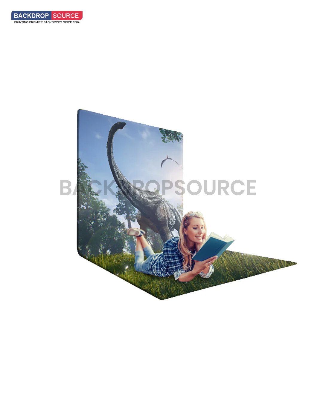 L - Shaped Chroma Key Green/ White/ Black Backdrop.