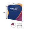 Compact 3mx3m Booth Kit with Backwall and Table Cover.