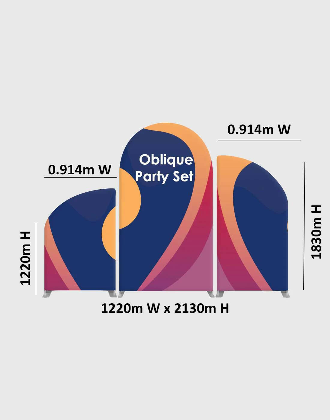 Customized Design Themed Party Media Sets for Birthday / Events/ Weddings - Model 2.