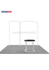 3m wide modular exhibition kit with customizable design for professional trade show booths display solutions.