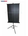 Passport white backdrop with stand for professional ID photo sessions, ideal studio equipment for passport photos.