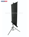 Passport white backdrop with stand for professional ID photo sessions, ideal studio equipment for passport photos.