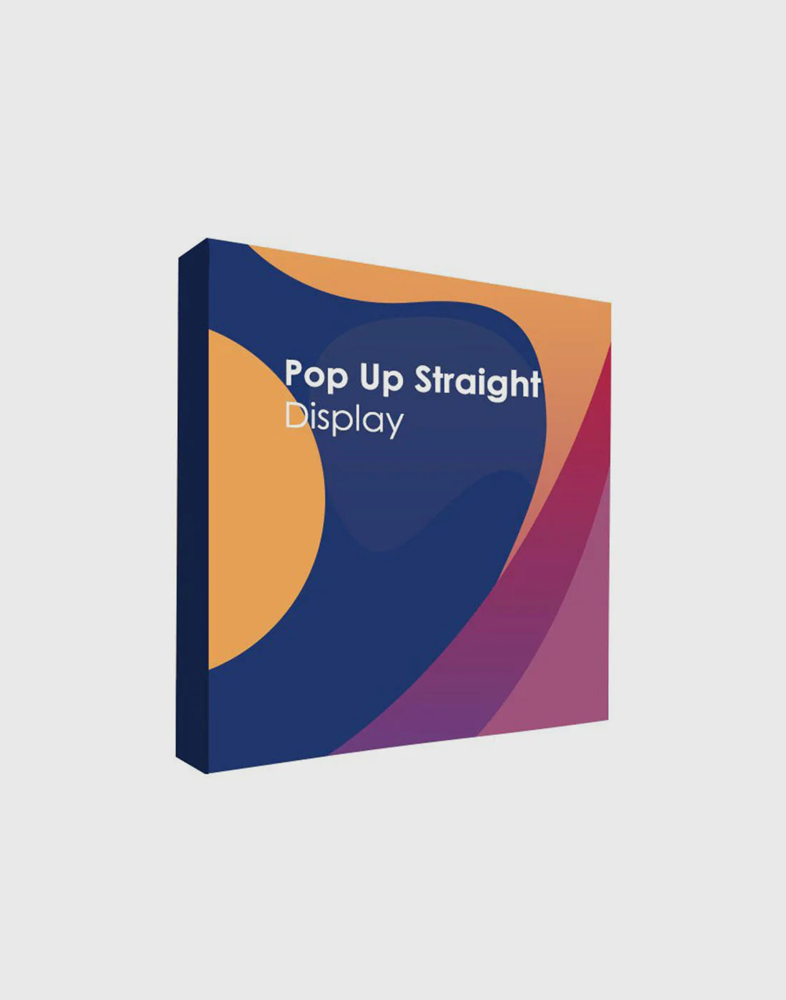 Velcro Fabric Pop Up Straight Display Media Wall for trade shows, exhibitions, and promotional events banner