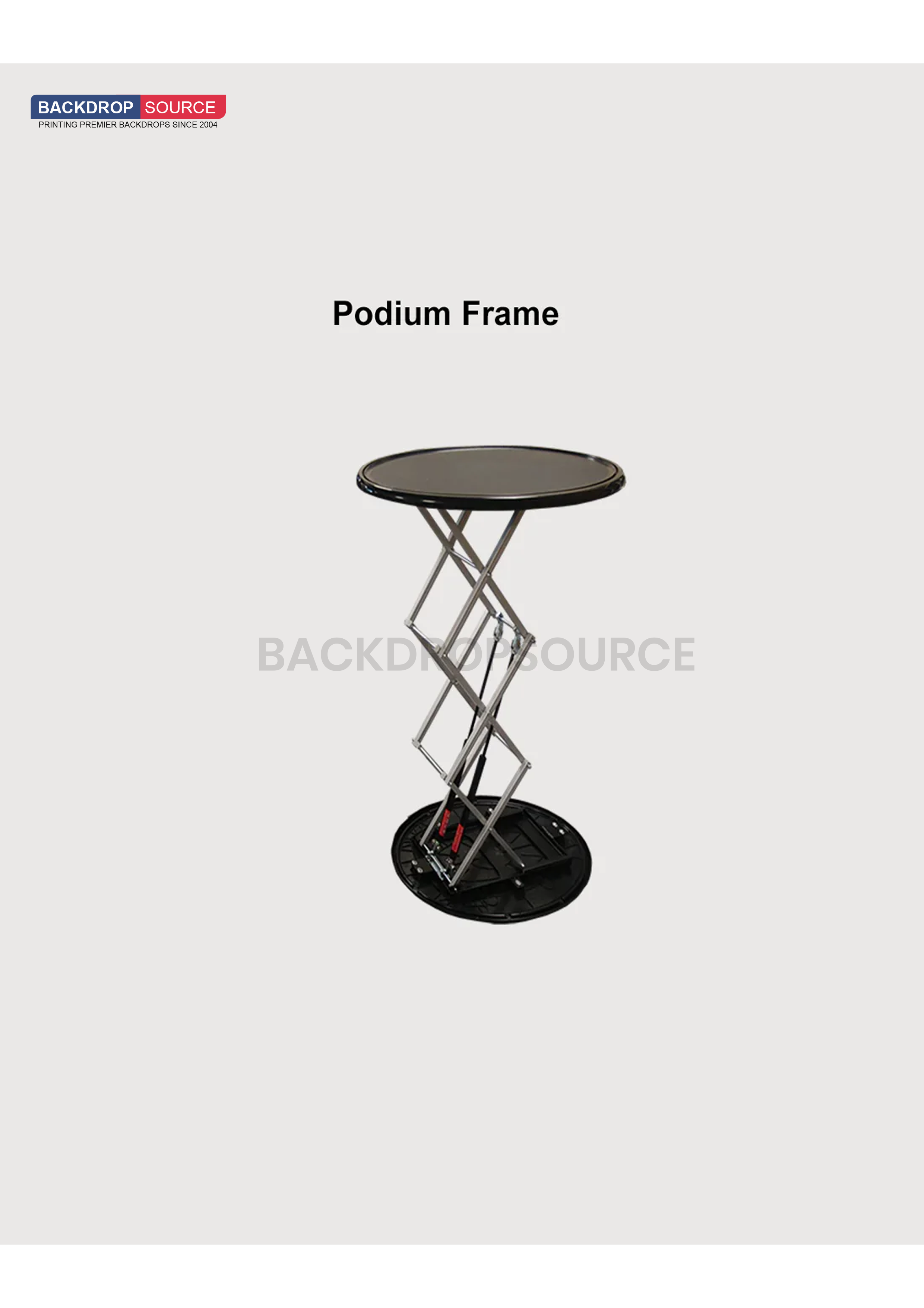 Pop Up Podium Counter.