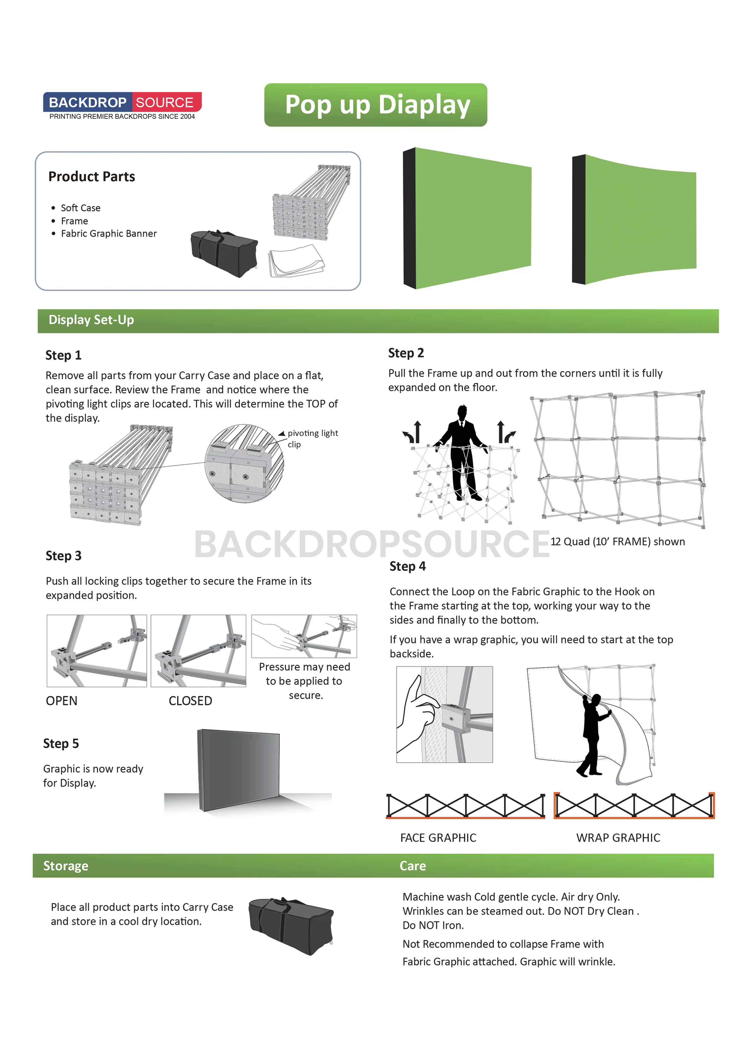 Velcro Pop Up Curved Display Media Wall for all Exhibitions.