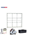 Velcro Fabric Pop Up Straight Display Media Wall for trade shows, exhibitions, and promotional events banner