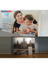 Velcro Fabric Pop Up Straight Display Media Wall for trade shows, exhibitions, and promotional events banner