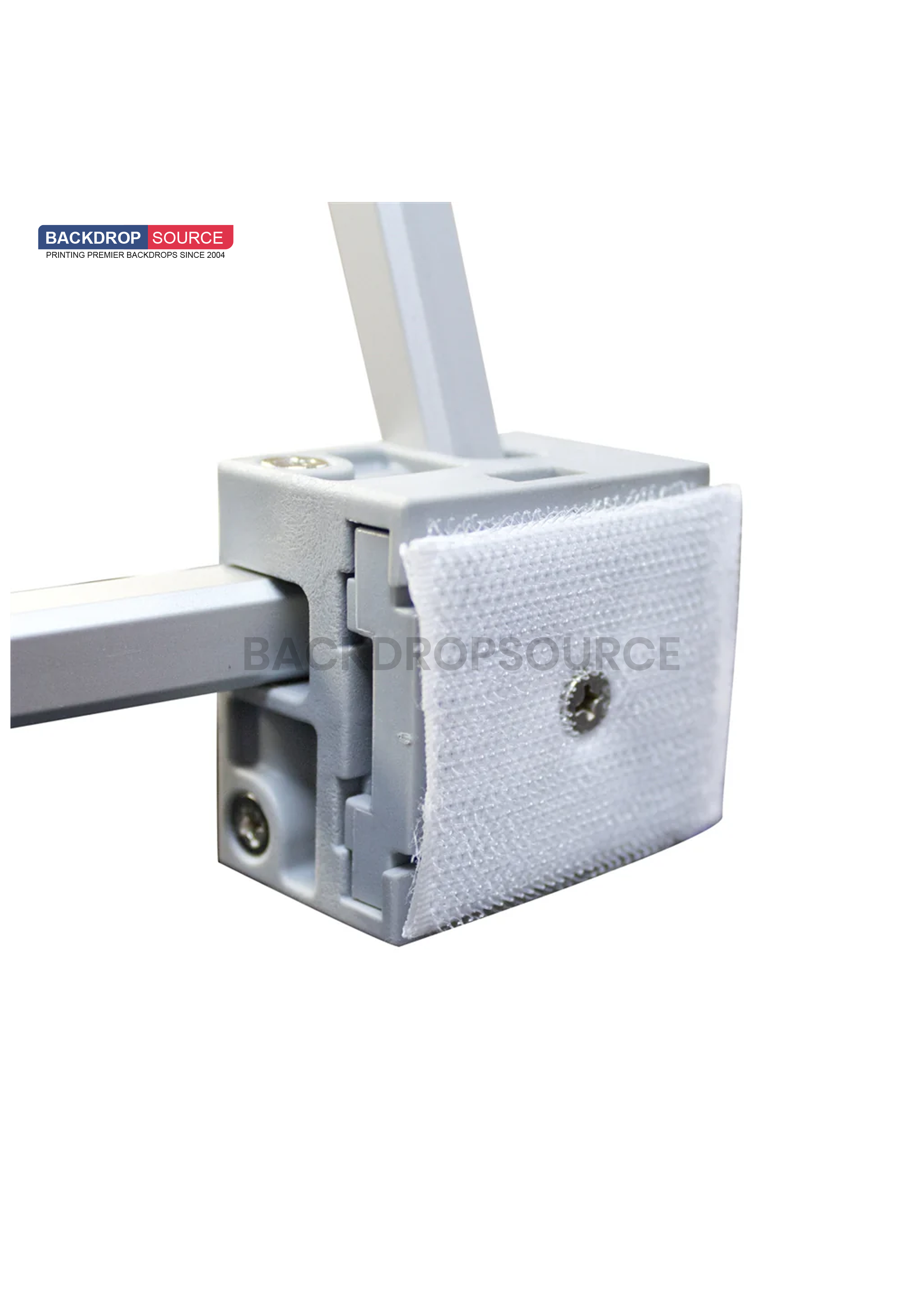 Popup Straight Backwall Kit with Clamping Lights.
