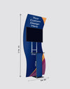 Portable Exhibit Display - S shape.