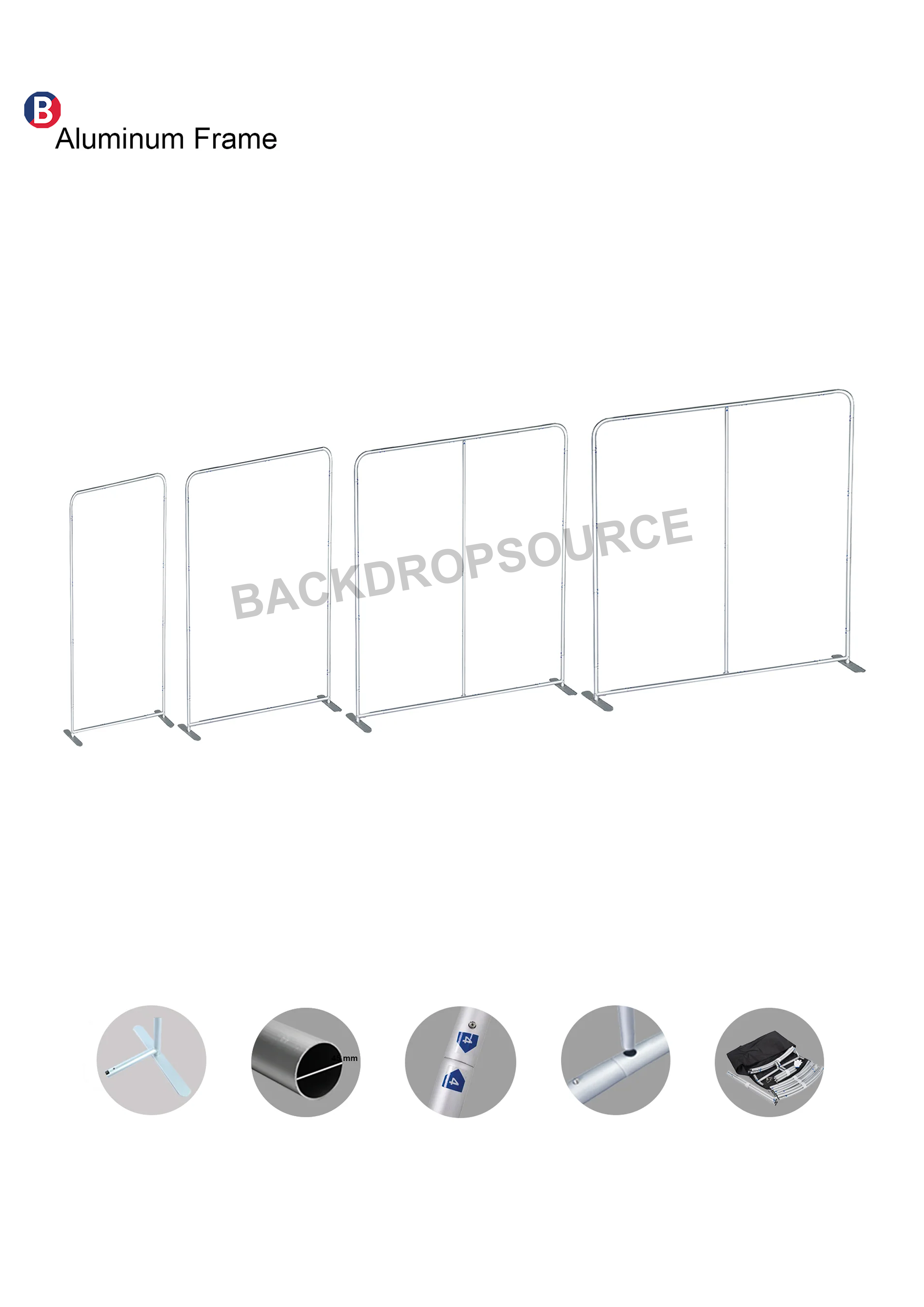 Portable Exhibit Display - H-3.2m.