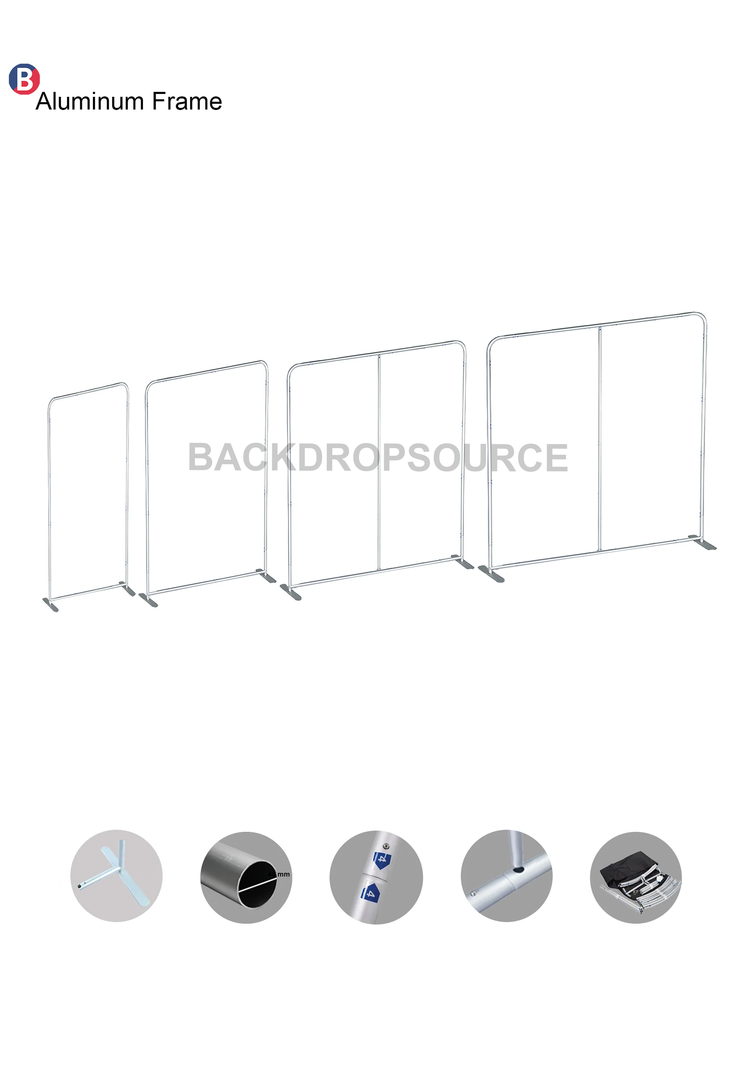 Portable Exhibit Display - H-2.3m.