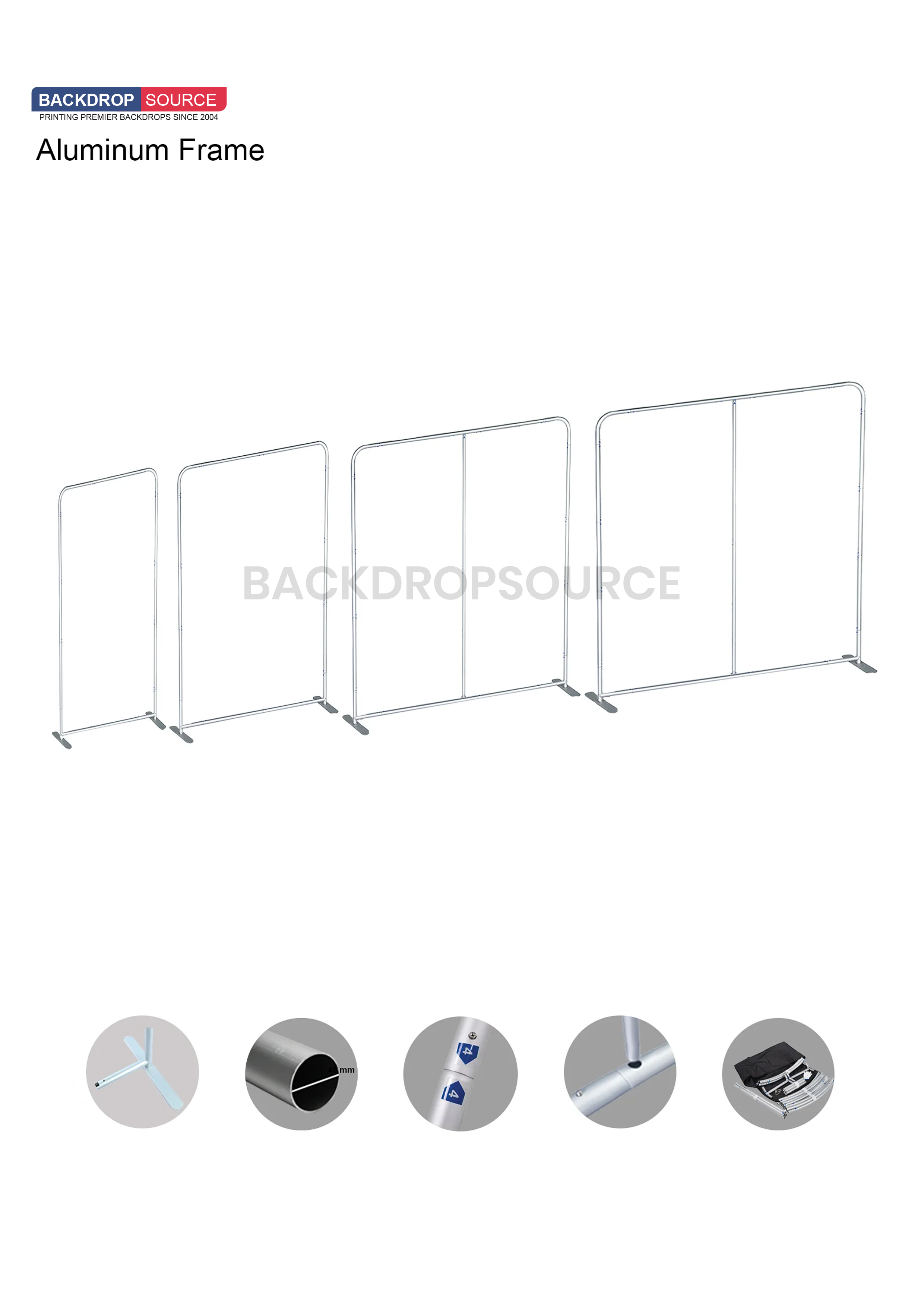 Portable Exhibit Display - H-2.3m.
