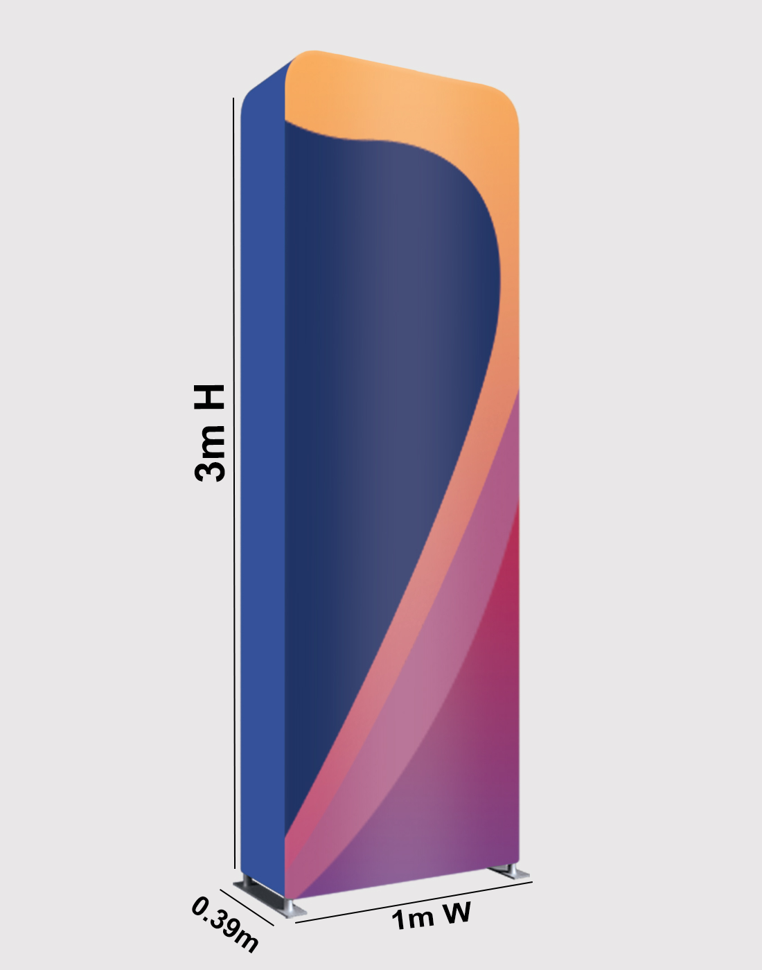 3D Tension Media Wall.