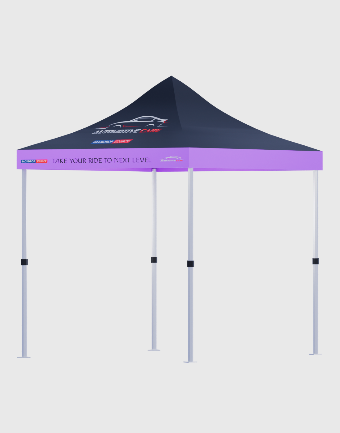 Heavy Duty Aluminum Gazebo - 2m W x 3m H