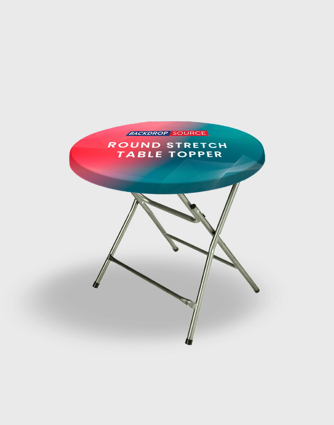 Round Stretch Table Topper.