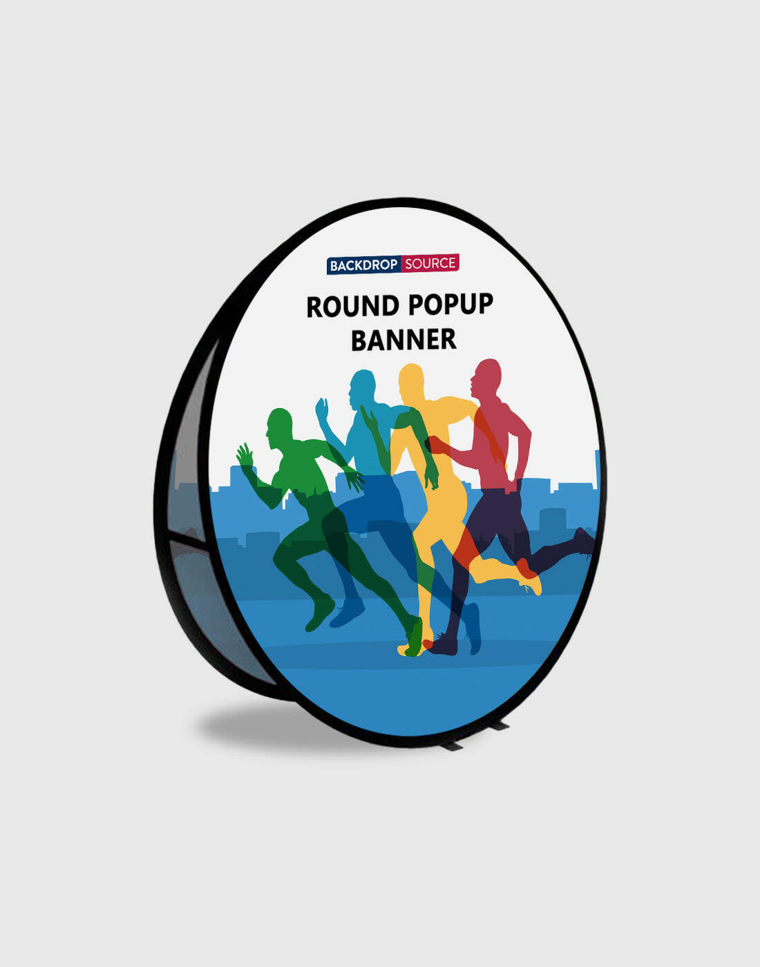 Round Pop Up Banners ( Double Side Printed).