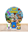 Pre Designed Round Backdrop Kits with Counter for Birthday Parties & Events.