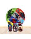 Pre Designed Round Backdrop Kits with Counter for Birthday Parties & Events.