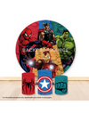 Pre Designed Round Backdrop Kits with Counter for Birthday Parties & Events.