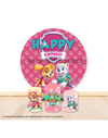 Pre Designed Round Backdrop Kits with Counter for Birthday Parties & Events.