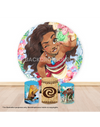 Pre Designed Round Backdrop Kits with Counter for Birthday Parties & Events.