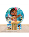 Pre Designed Round Backdrop Kits with Counter for Birthday Parties & Events.
