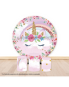 Pre Designed Round Backdrop Kits with Counter for Birthday Parties & Events.