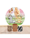 Pre Designed Round Backdrop Kits with Counter for Birthday Parties & Events.