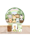 Pre Designed Round Backdrop Kits with Counter for Birthday Parties & Events.