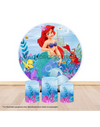Pre Designed Round Backdrop Kits with Counter for Birthday Parties & Events.