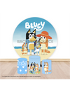 Pre Designed Round Backdrop Kits with Counter for Birthday Parties & Events.