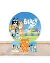 Pre Designed Round Backdrop Kits with Counter for Birthday Parties & Events.