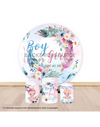 Pre Designed Round Backdrop Kits with Counter for Birthday Parties & Events.